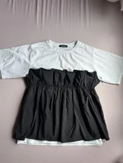 ビスチェ風Tシャツ　トップス