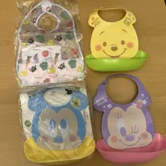 ベビー お食事エプロン 4点セット