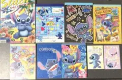 ディズニー スティッチ メモ帳 まとめ売り 9点セット