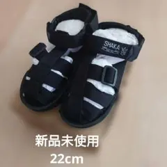 SHAKA ブラック プラットフォームサンダル22センチ新品未使用のサムネイル