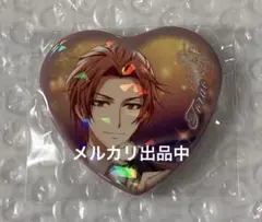 アイナナ 御堂虎於 マリマリ ハート缶バッジ ホログラム