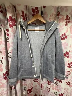BEAMS ビームス フード付きジャケット グレー Sのサムネイル