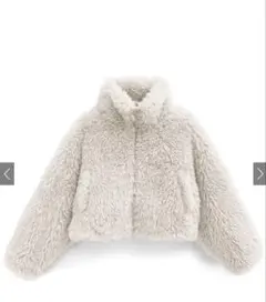 シープファーショート丈ブルゾン