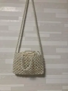 ZARA キッズ　パール　ショルダーバッグ　子供　アクセサリー小物　結婚式ビーズのサムネイル