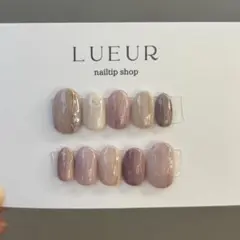 ネイルチップ ニュアンス 韓国 淡色 - メルカリ
