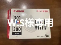 W:S様　専用 Canon インクカートリッジ 301 300 5色セット