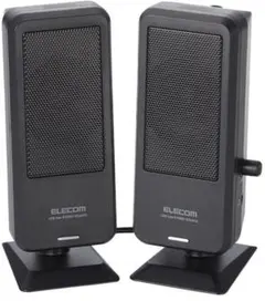セール中　エレコム スピーカー USB ブラック MS-UP201BK