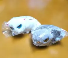 なつかない猫　ぬいぐるみ ２個セット