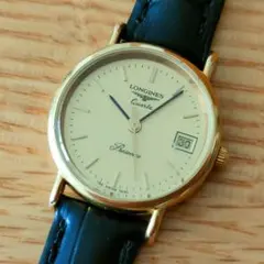 LONGINES Quartz Presence 腕時計 ゴールド ベルト交換済のサムネイル