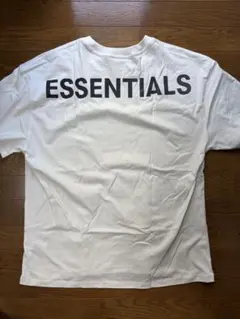 ESSENTIALS ホワイト リフレクターtシャツ