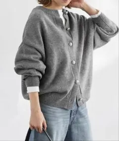 FRAMeWORK メタルボタン2WAYカーディガン