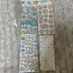 あわわちゃん キャンディグリッターシール ブロックタイルシール ウォーターシール