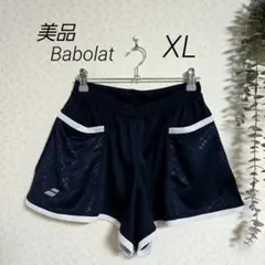 美品　Babolat　ショートパンツ　ネイビー　xl　テニス　紺　白　バボラのサムネイル