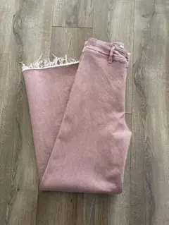 ZARA マリンストレートデニム 36 ピンク