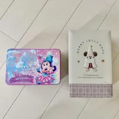 ディズニー　お菓子　空き缶　空き容器　リルリンリン　ミニー