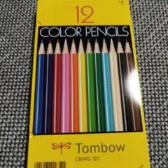 トンボ鉛筆 缶入色鉛筆 12色 NQ CB-NQ12C
