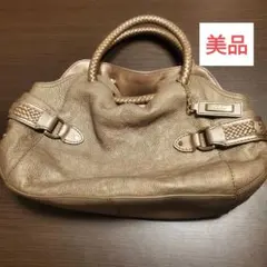 ColeHaan コールハーン ハンドバッグ レザー バッグ シャンパンゴールド