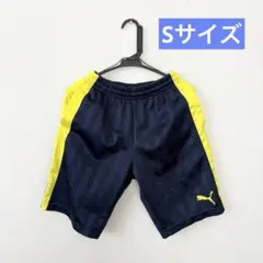 PUMA プーマ　ハーフパンツ　ストライプ　イエロー　黄色　半パン　ジャージのサムネイル