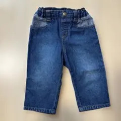 美品COMME CA ISM 80cmデニムパンツ