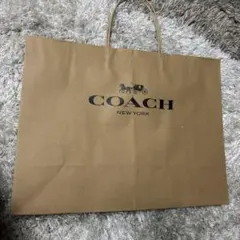 COACH ブラウンショップ袋 大きめ