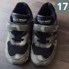 ポロスポーツラルフローレン　子供用の靴　迷彩柄　17cm
