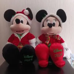アメリカディズニー クリスマスブーツ 靴下 ミッキー ミニー 2個セット