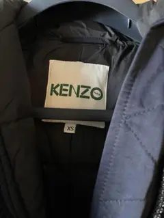 【極美品】KENZO　ケンゾー　ダウンジャケット　コート　フード　ネイビーのサムネイル