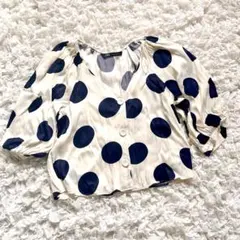 ZARA レーヨン バルーンスリーブ シャツ ブラウス ザラ