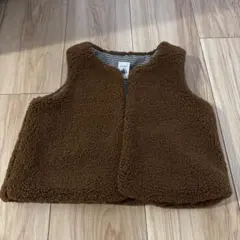 PETIT BATEAU ボアベスト 24m/86cm ブラウン