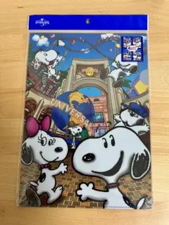 スヌーピー ユニバーサルスタジオジャパン クリアファイル 4枚セット