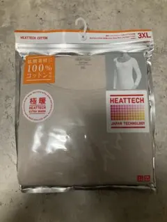 【未開封】UNIQLO 極暖ヒートテックコットンUネックT(8分袖)