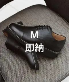 wym GENUINE LEATHER PLAIN DERBY SHOES M