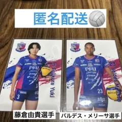 PFUブルーキャッツ　藤倉由貴選手　バルデス・メリーサ選手　トレカ　2枚セット
