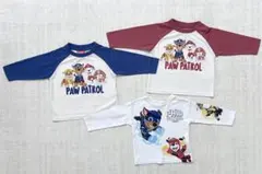 Paw patrol パウパトロール ロンT 長袖Tシャツ 3枚セット