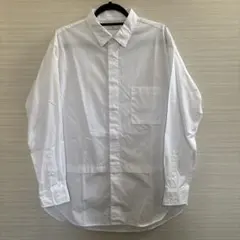 UNIQLO ＋J スーピマコットン オーバーサイズシャツ 白 L 美品 長袖