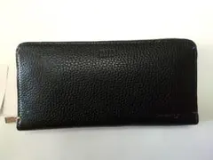 タケオキクチ セクション ラウンドファスナー 長財布 黒 ブラック レザー