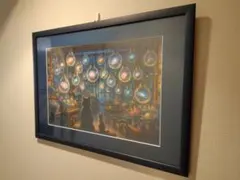 絵画版画油絵☆マーティロ・マヌキアンResurgent Flight復活飛行
