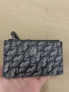 JIMMY CHOO ジミーチュウ ピンク レザー カードケース キーチェーン