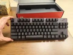 ASUS ゲーミングキーボード ROG RX TKL ワイヤレス 赤軸のサムネイル