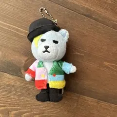 カラフルコート クマ ぬいぐるみ マスコットのサムネイル