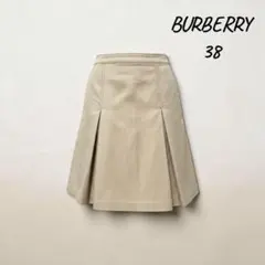 BURBERRY LONDON スカート 38 ベージュ プリーツ フレア ミニのサムネイル