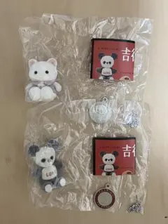 吉徳のぬいぐるみ　フィギュアコレクション　猫　パンダ