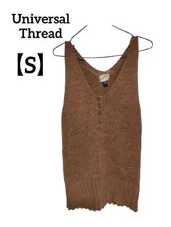 美品☆Universal Thread【S】 ブラウンニットベスト 茶色
