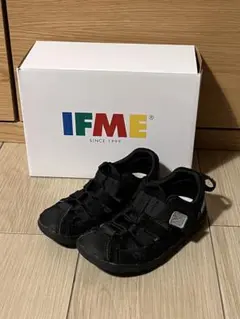 【IFME】両ベルトウォーターシューズ　16.5cm ブラック