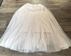 レディース レースロングスカート