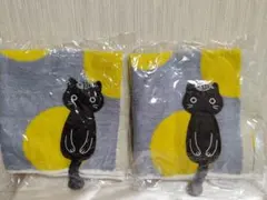 猫柄 タオル2枚セット