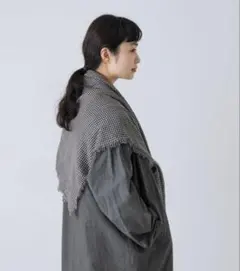 M 新品タグ付き　チェックスクエアストール　かぐれ　アーバンリサーチドアーズ