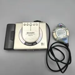 SHARP ポータブルMDレコーダーMD-MT831-S 中古録音再生動作確認済