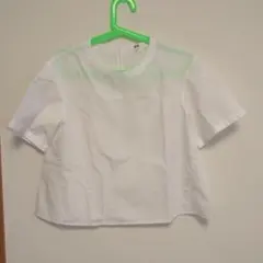 お値下げ【試着のみ美品】UNIQLO レディース　ブラウス　Mサイズ