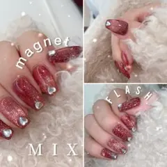 ネイルチップ オーダー ワンホン 韓国 フレンチガーリー 量産型 地雷系 リボン